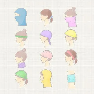 easyoga LESPIRO Multi Sport FITin Headwear 401 - R1 Peach Red