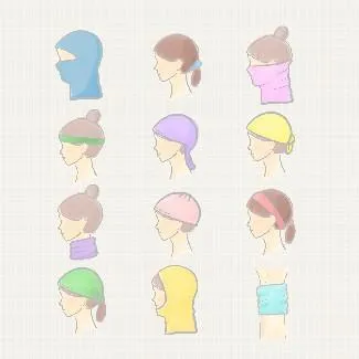 easyoga LESPIRO Multi Sport FITin Headwear 401 - R1 Peach Red