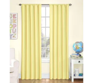 ECLIPSE Microfiber Blackout Thermal Rod Pocket Window Curtain