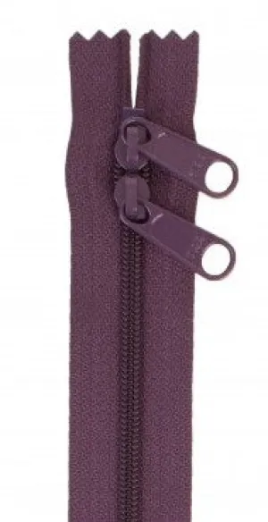 Eggplant 30" Double Pull Zipper