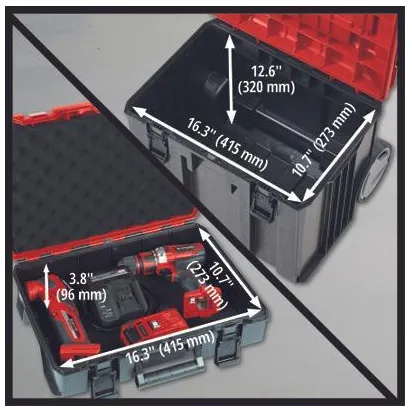 Einhell 4540024 E-Case Rolling Tool Tower