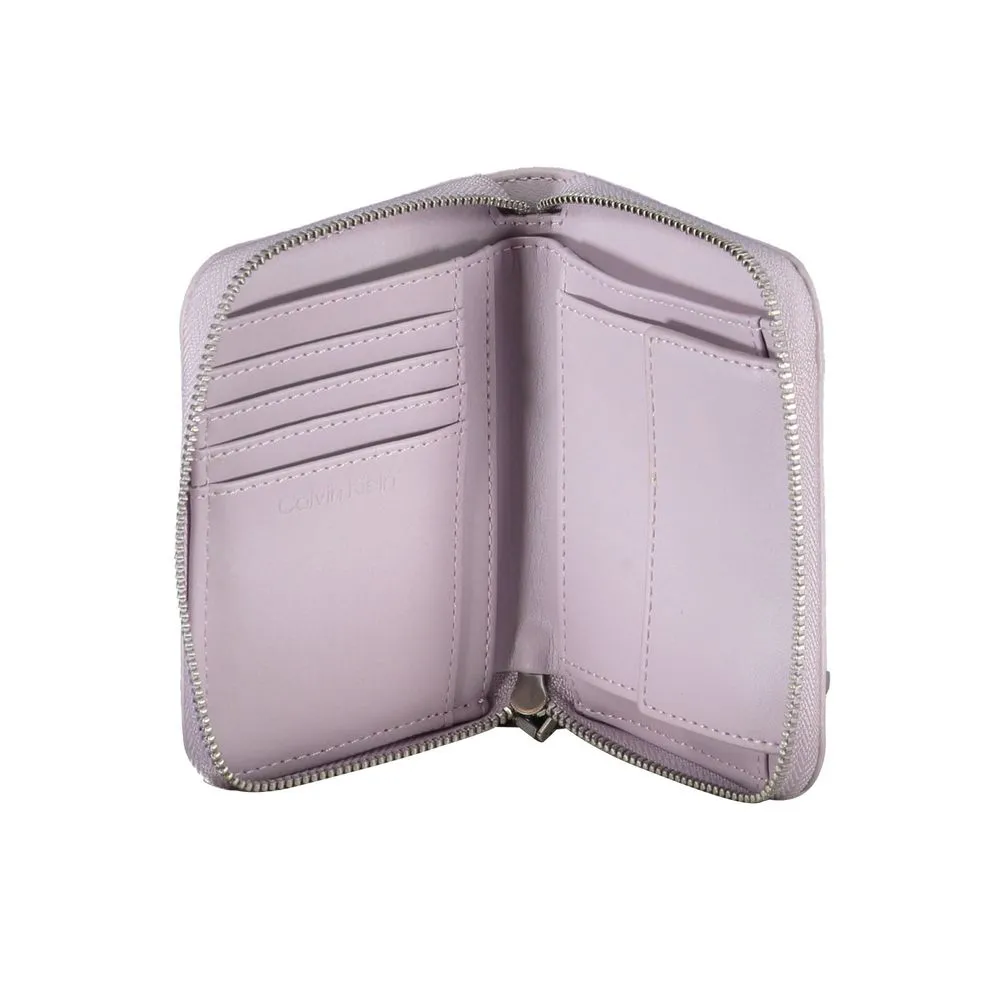 Elegant Purple RFID Wallet with Card Slots
