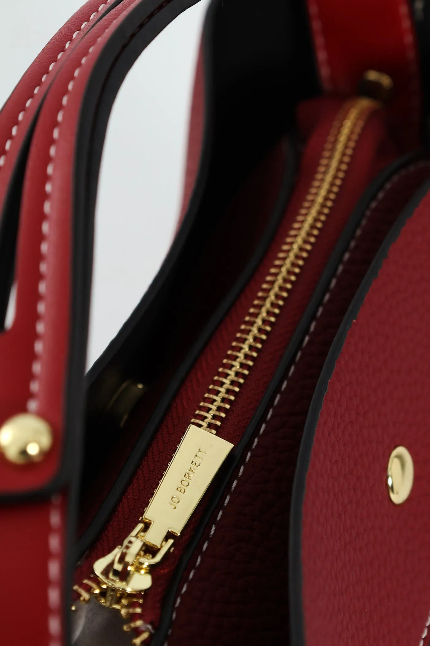 Elexi-Zip Front Bag - Burgundy
