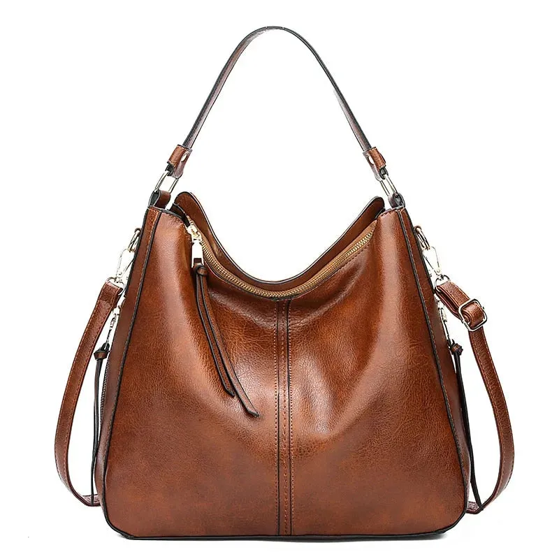 Eliza – Elegant Anti-Theft Leather Bag