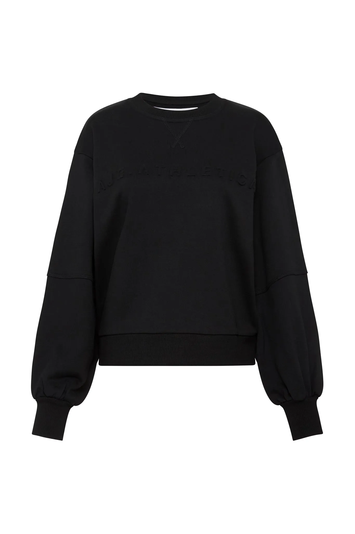 Embossed Signature Logo Crew Jumper 414
