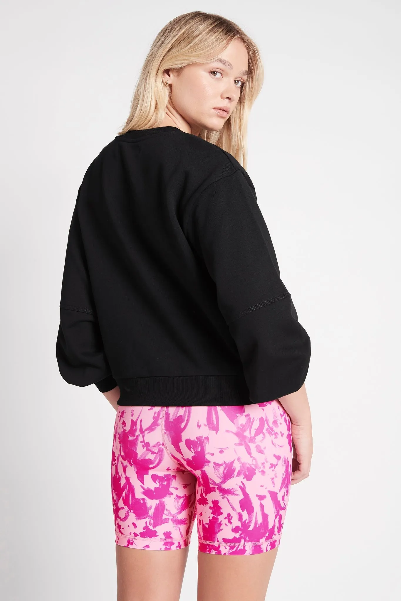Embossed Signature Logo Crew Jumper 414