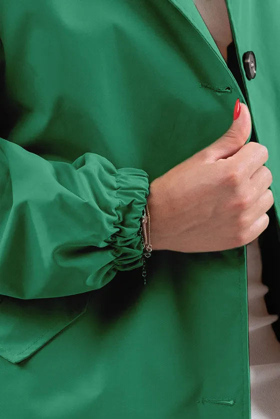 EMERALD GREEN WINDBREAKER
