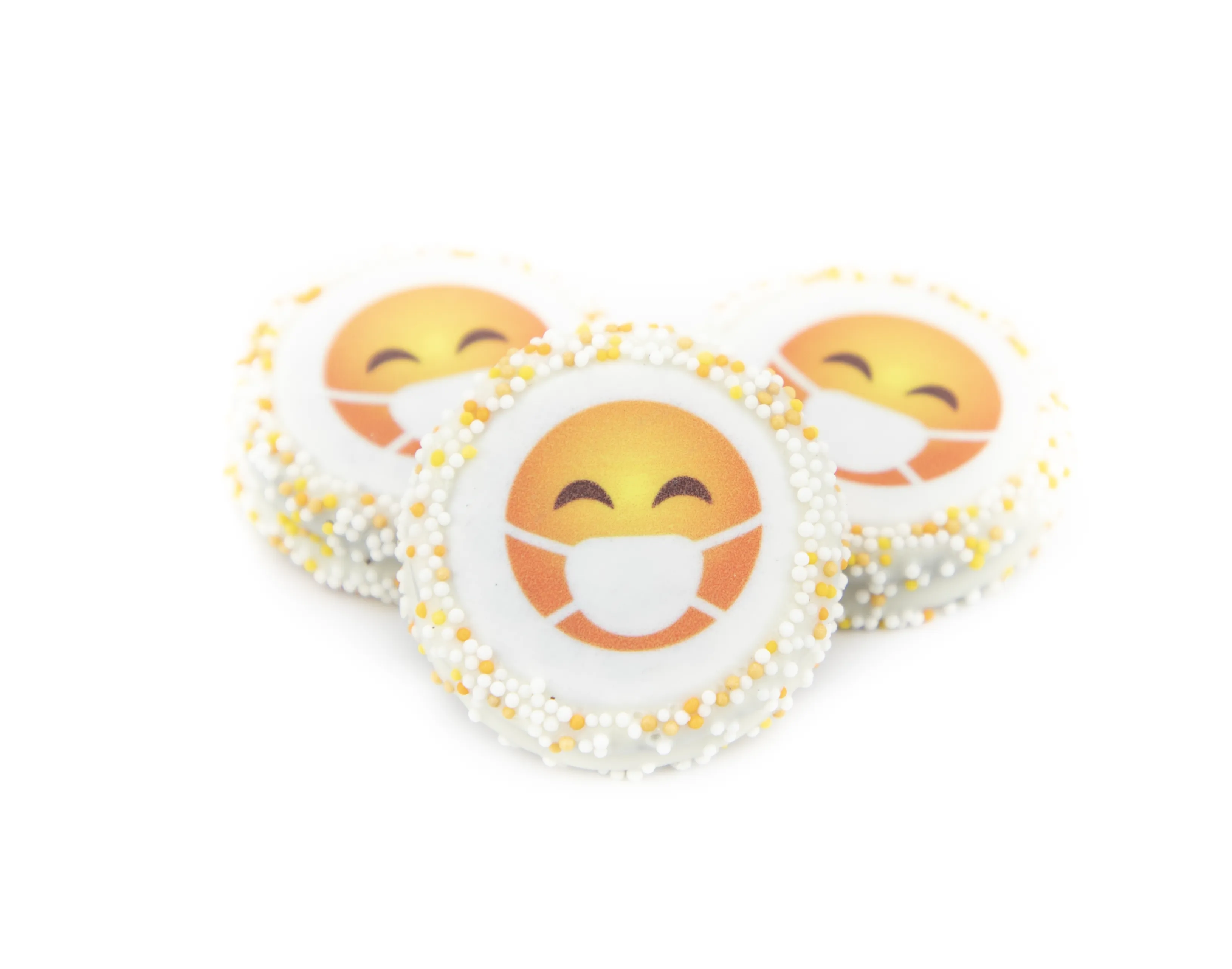 Emoji Face Mask Chocolate Covered Oreos