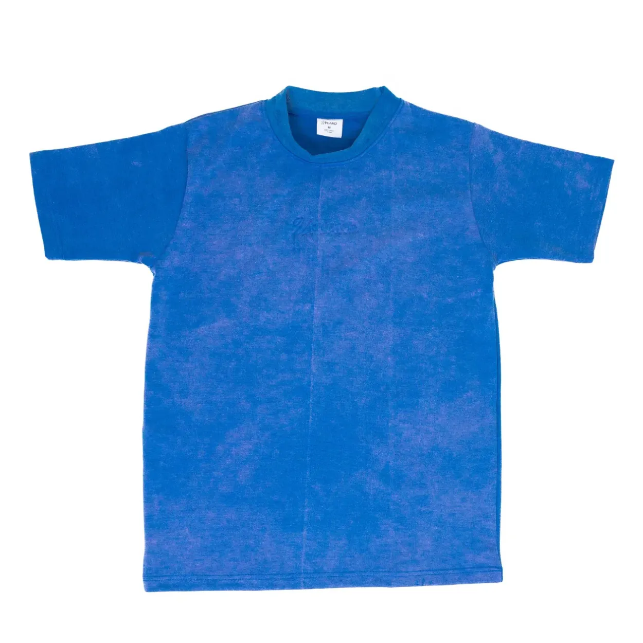 Faded Blue Embossed Tee