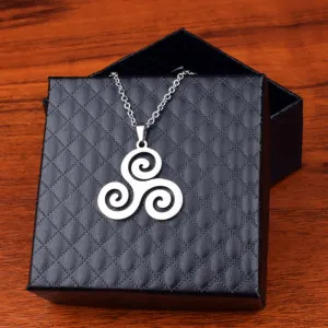 Fashion Viking Pendant Necklace, Stainless Steel