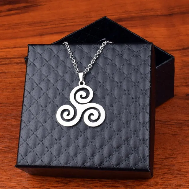 Fashion Viking Pendant Necklace, Stainless Steel