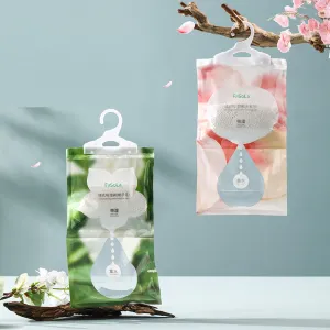 FaSoLa Hanging Moisture Absorber Bags - Peach Scent, 5 Pack