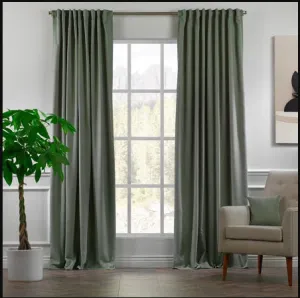 Faux Velvet Single Panel