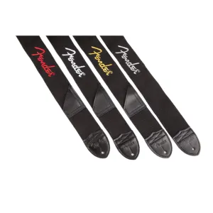 Fender 2" Logo Guitar Strap, Black