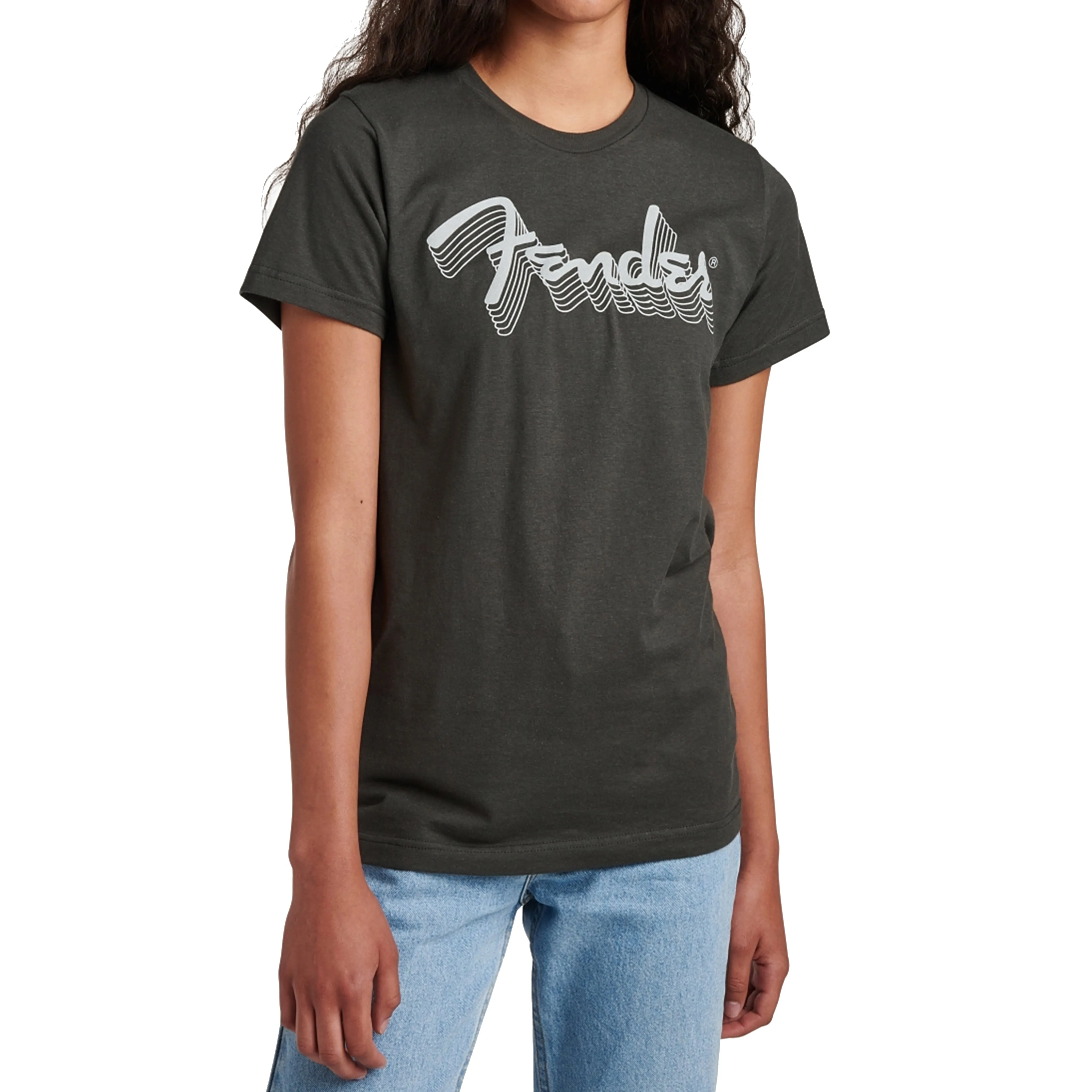 Fender Reflective Ink T-Shirt, Charcoal