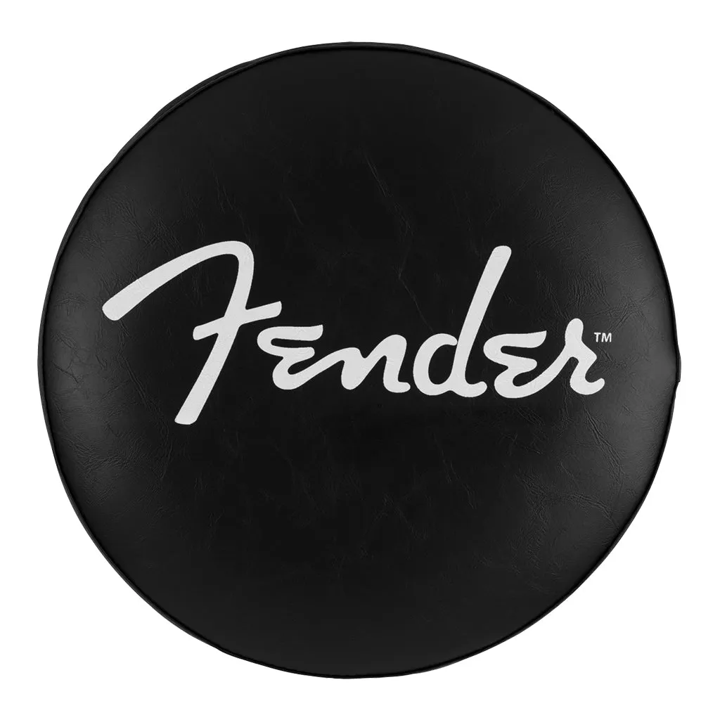 Fender Spaghetti Logo Pick Pouch Barstool in Black - 30 inch