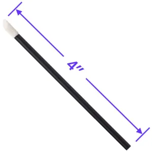 Flocked Doe Foot Lip Gloss Applicator with 100% Recycled Handle - 4" Long / 2,000 Pack