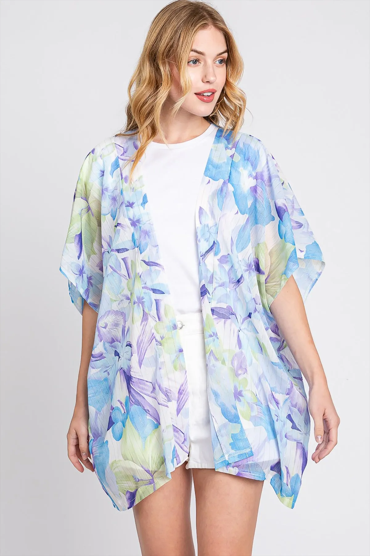 FLORAL PRINT COVER-UP
