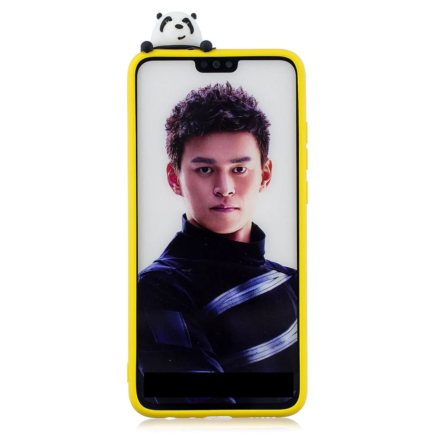 For Huawei Nova 3I 3D Cartoon Lovely Coloured Painted Soft TPU Back Cover Non-slip Shockproof Full Protective Case Striped bear