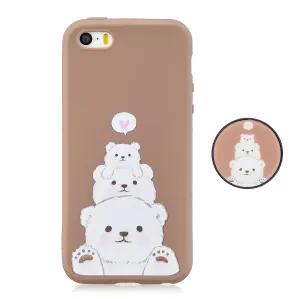 For iPhone 5 5S SE Phone Cases TPU Full Cover Cute Cartoon Painted Case Girls Mobile Phone Cover 3
