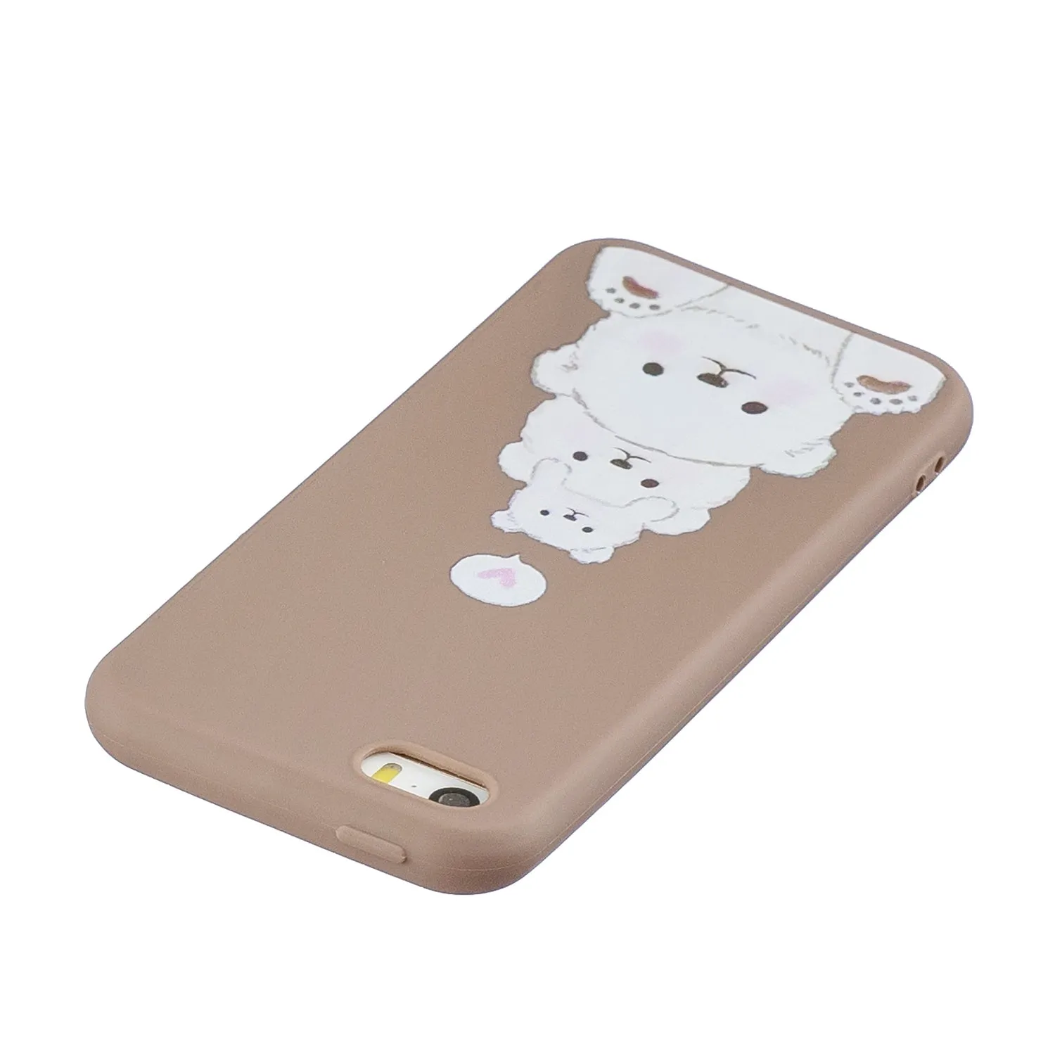 For iPhone 5 5S SE Phone Cases TPU Full Cover Cute Cartoon Painted Case Girls Mobile Phone Cover 3