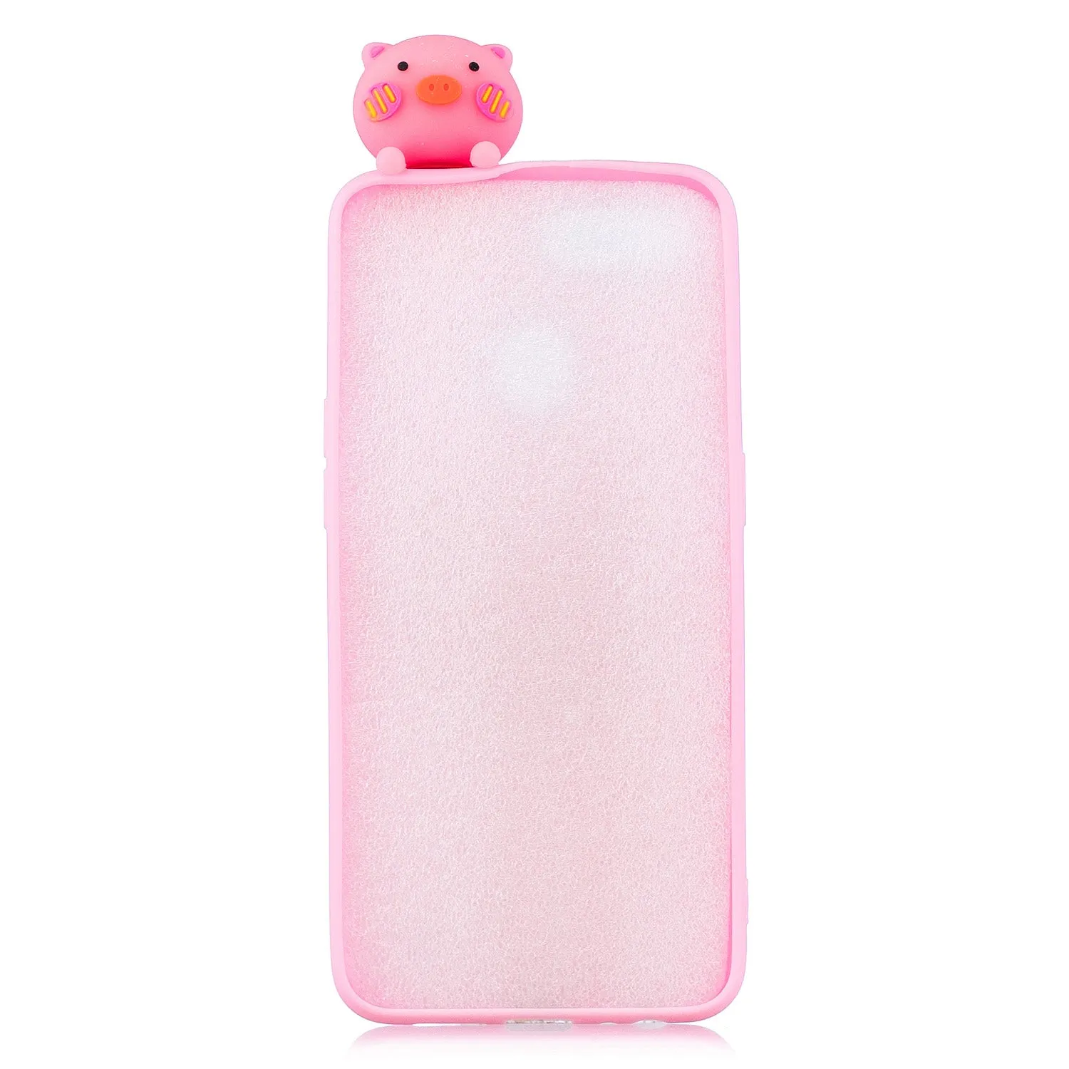 For OPPO F9/F9 PRO 3D Cute Coloured Painted Animal TPU Anti-scratch Non-slip Protective Cover Back Case Smiley panda