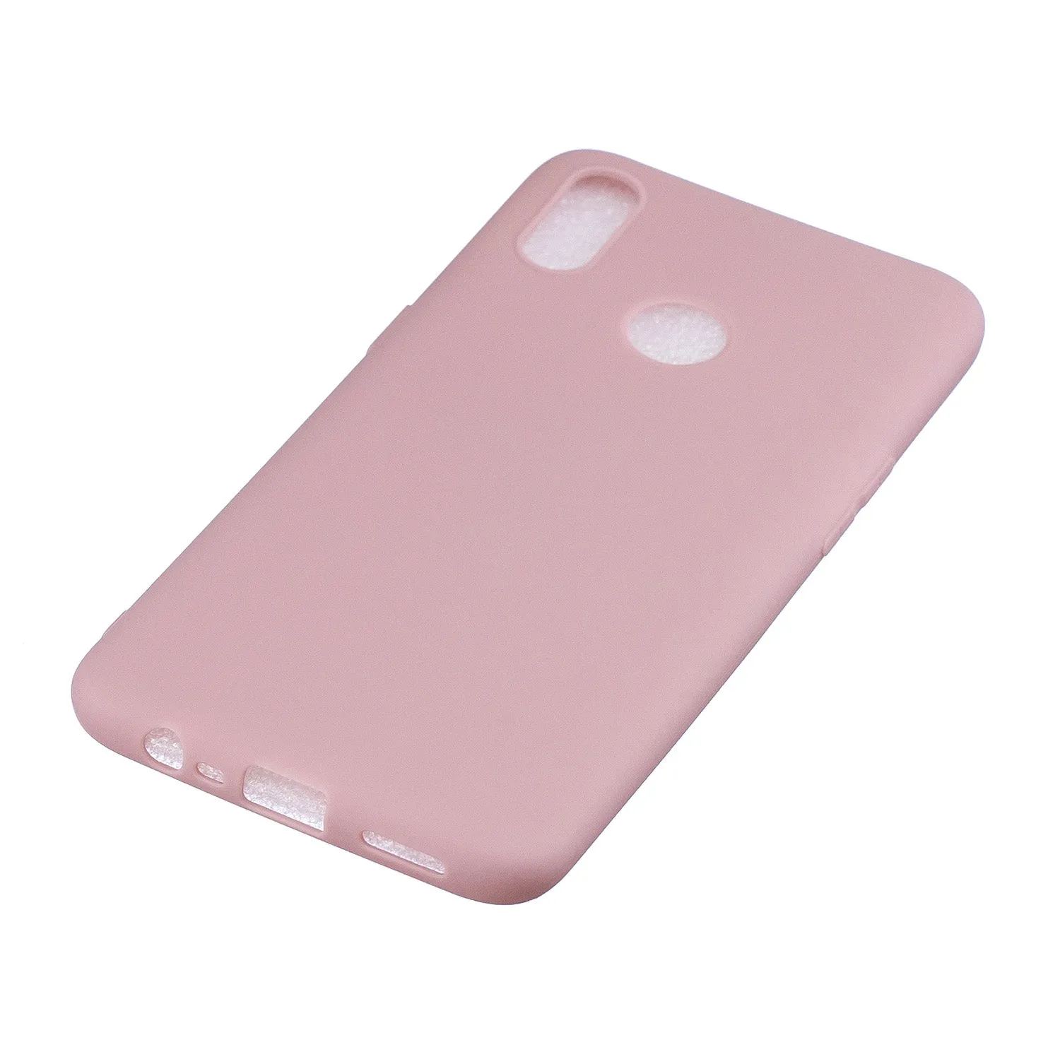 For OPPO Realme 3 Lovely Candy Color Matte TPU Anti-scratch Non-slip Protective Cover Back Case 10