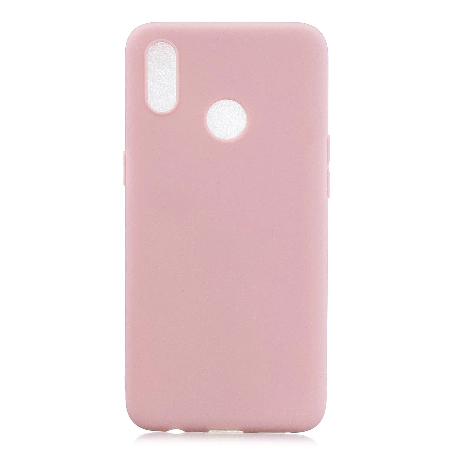 For OPPO Realme 3 Lovely Candy Color Matte TPU Anti-scratch Non-slip Protective Cover Back Case 10