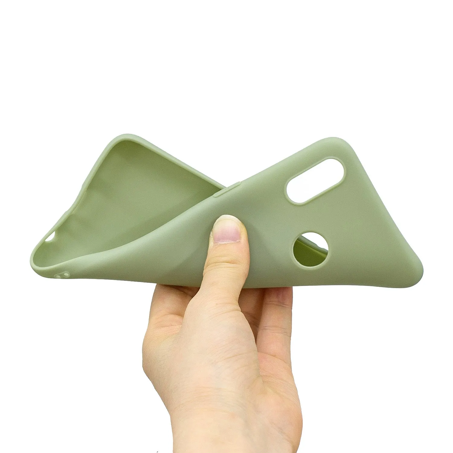 For OPPO Realme 3 Lovely Candy Color Matte TPU Anti-scratch Non-slip Protective Cover Back Case 10