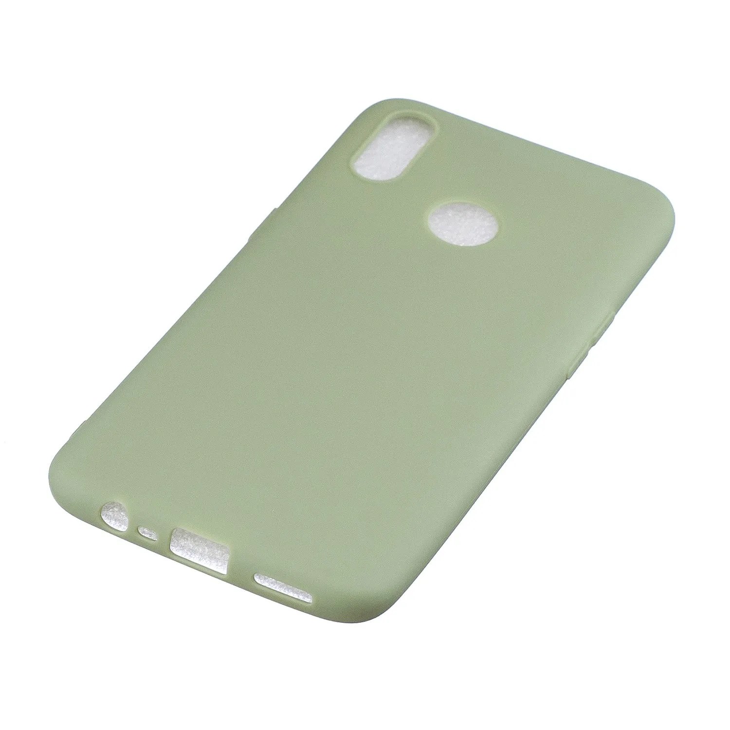 For OPPO Realme 3 Lovely Candy Color Matte TPU Anti-scratch Non-slip Protective Cover Back Case 10