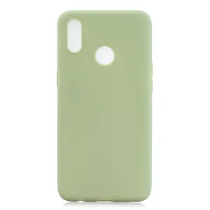For OPPO Realme 3 Lovely Candy Color Matte TPU Anti-scratch Non-slip Protective Cover Back Case 10