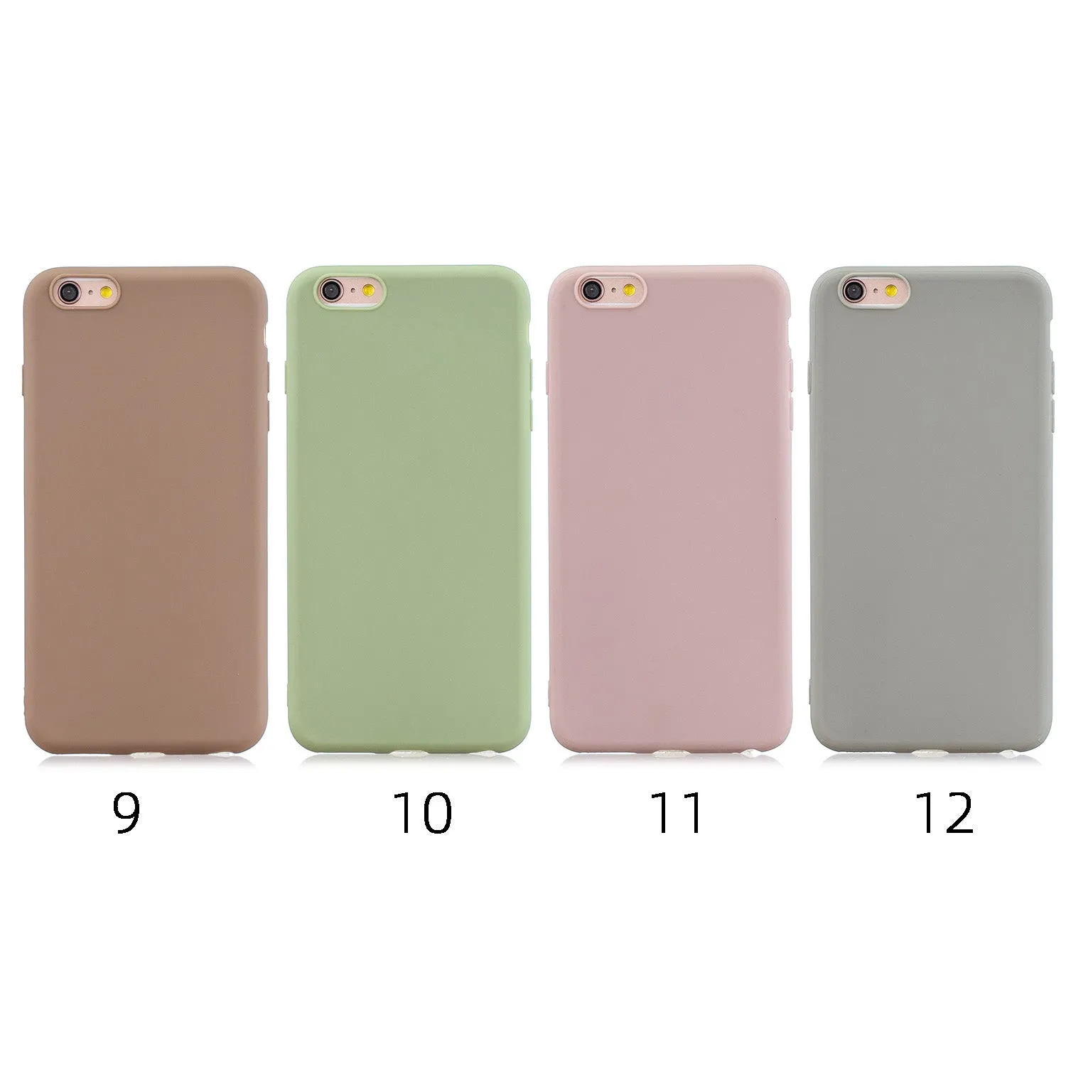 For OPPO Realme 3 Lovely Candy Color Matte TPU Anti-scratch Non-slip Protective Cover Back Case 10