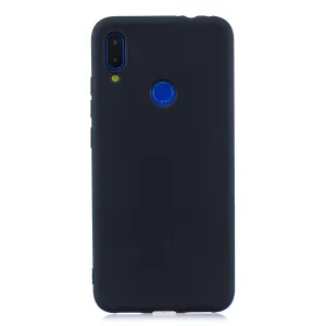 For Redmi note 7 Lovely Candy Color Matte TPU Anti-scratch Non-slip Protective Cover Back Case black