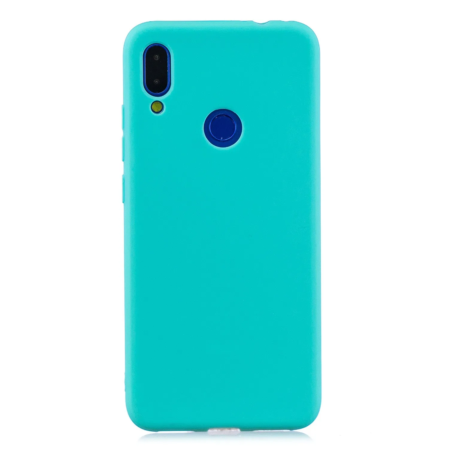For Redmi note 7 Lovely Candy Color Matte TPU Anti-scratch Non-slip Protective Cover Back Case black