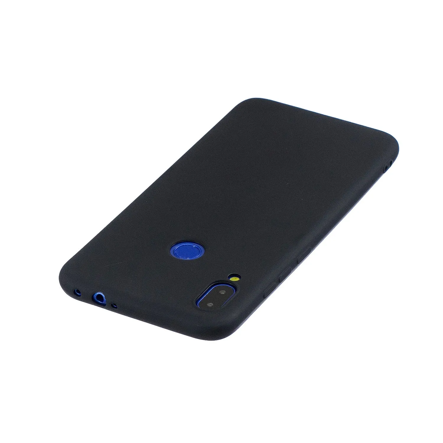 For Redmi note 7 Lovely Candy Color Matte TPU Anti-scratch Non-slip Protective Cover Back Case black