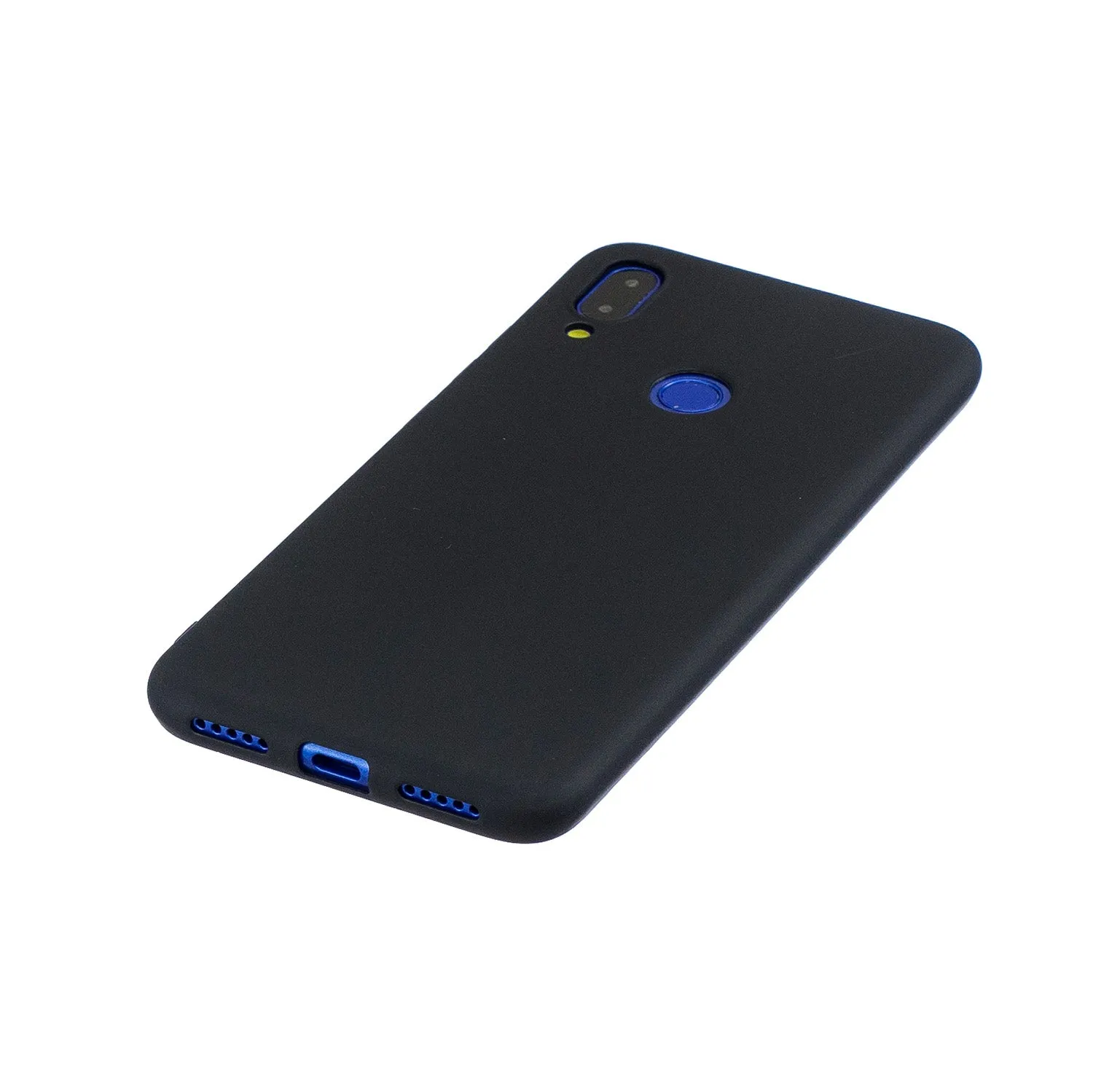 For Redmi note 7 Lovely Candy Color Matte TPU Anti-scratch Non-slip Protective Cover Back Case black