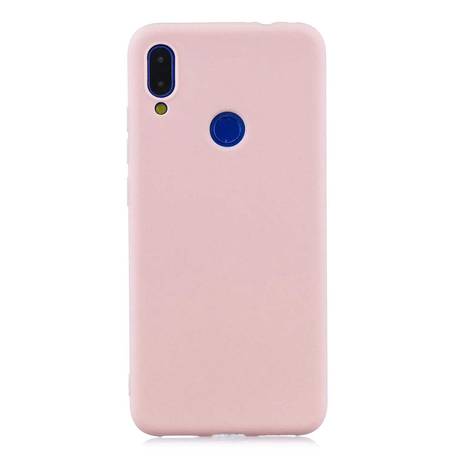 For Redmi note 7 Lovely Candy Color Matte TPU Anti-scratch Non-slip Protective Cover Back Case black