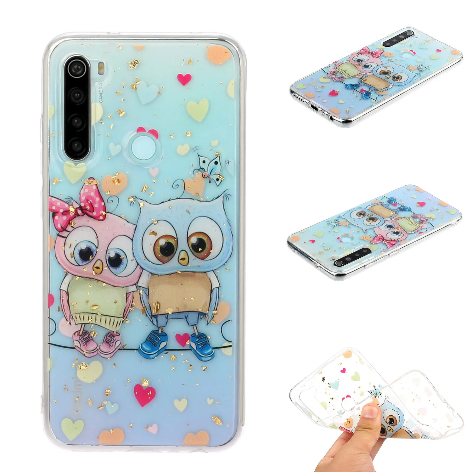 For Redmi Note 8 / Redmi Note 8 Pro Cellphone Cover Beautiful Painted Pattern Comfortable Wear TPU Phone Shell 5