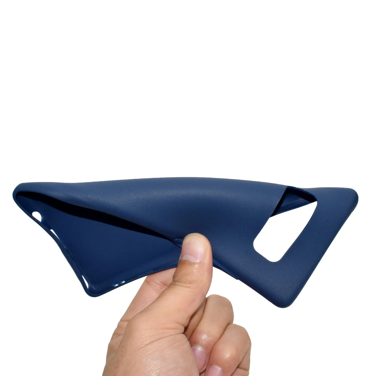 for Samsung NOTE 8 Cute Candy Color Matte TPU Anti-scratch Non-slip Protective Cover Back Case Navy