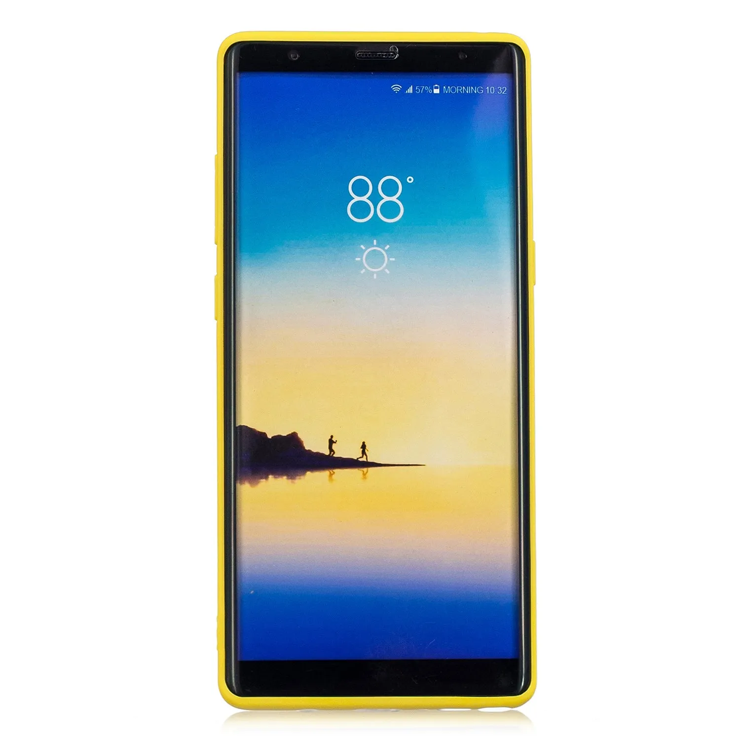 for Samsung NOTE 8 Cute Candy Color Matte TPU Anti-scratch Non-slip Protective Cover Back Case yellow