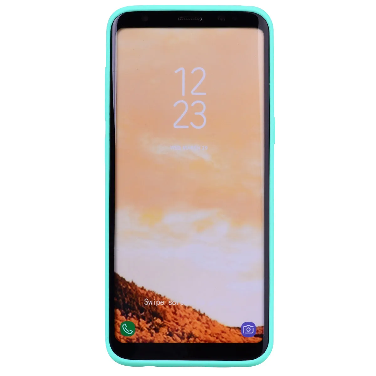 for Samsung S8 plus Lovely Candy Color Matte TPU Anti-scratch Non-slip Protective Cover Back Case Light blue
