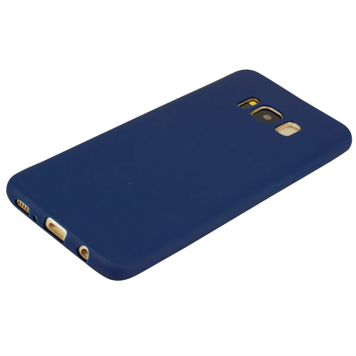 for Samsung S8 plus Lovely Candy Color Matte TPU Anti-scratch Non-slip Protective Cover Back Case Navy
