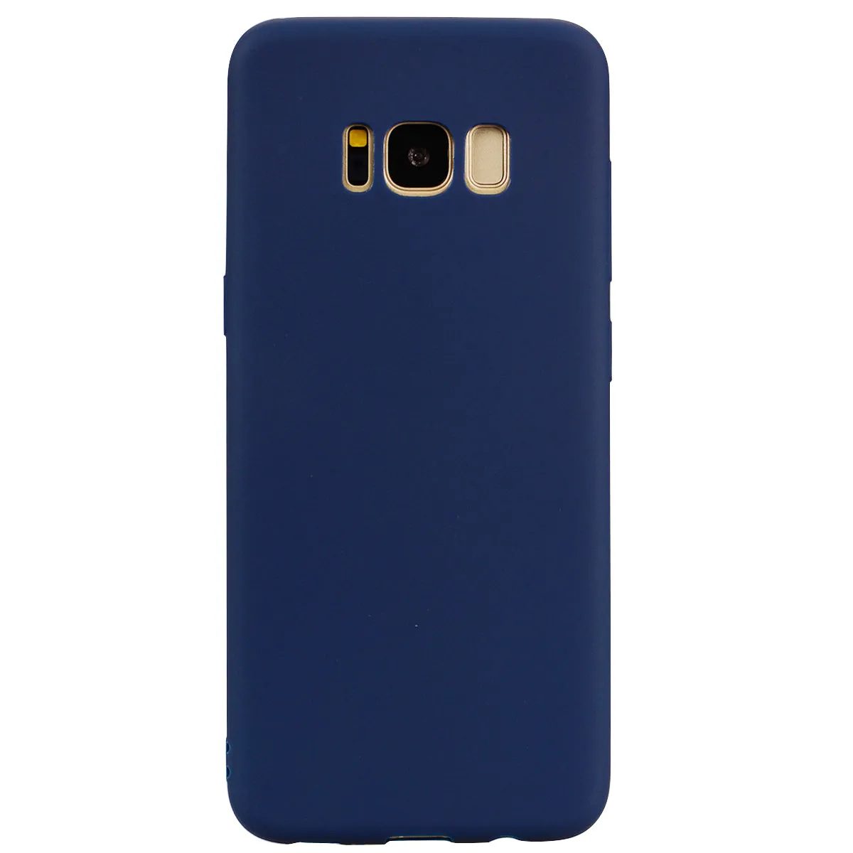 for Samsung S8 plus Lovely Candy Color Matte TPU Anti-scratch Non-slip Protective Cover Back Case Navy