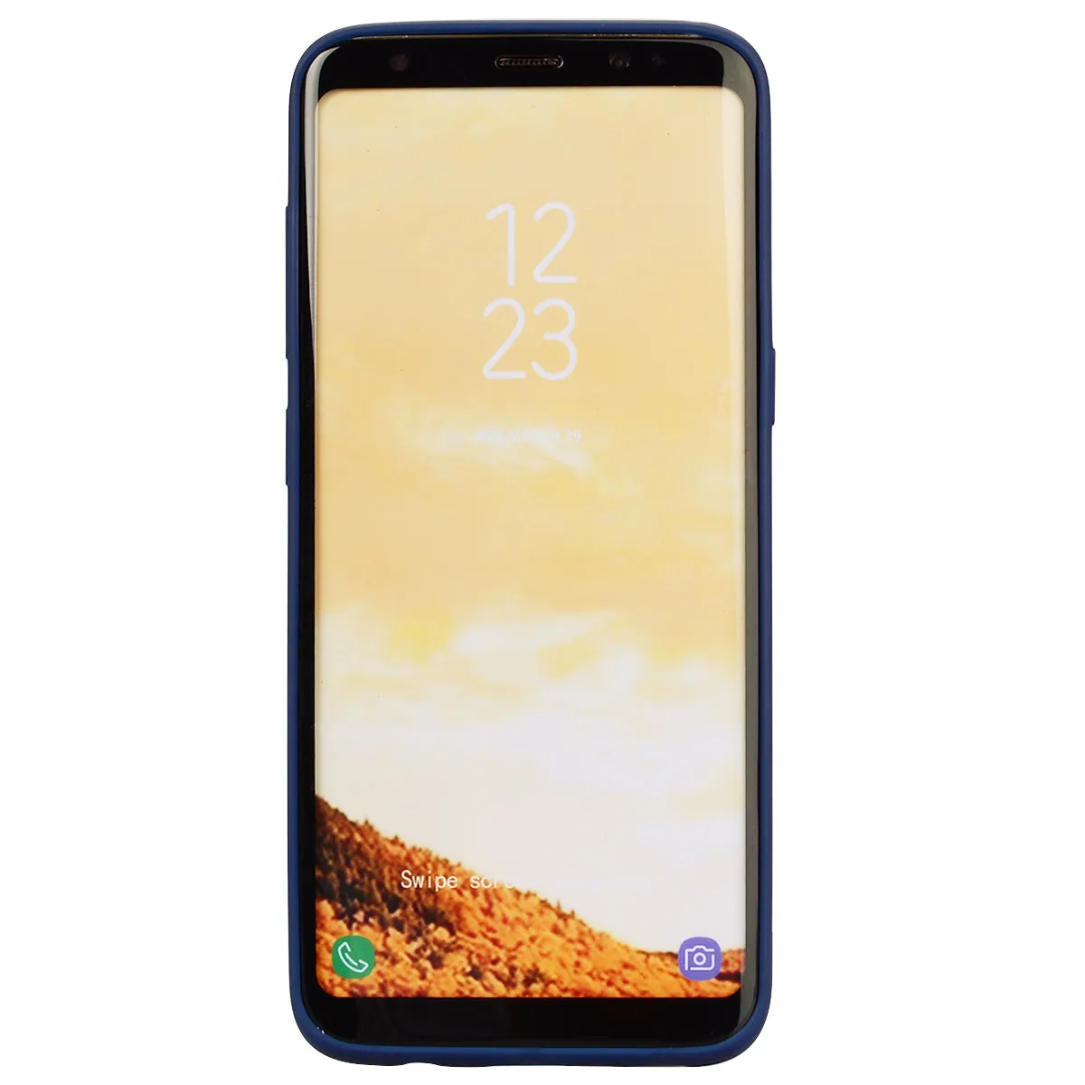 for Samsung S8 plus Lovely Candy Color Matte TPU Anti-scratch Non-slip Protective Cover Back Case Navy