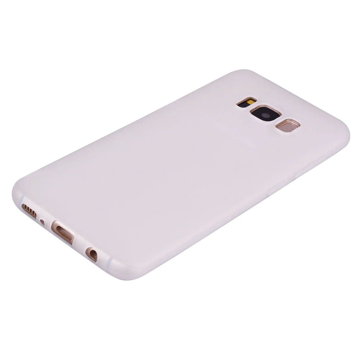 for Samsung S8 plus Lovely Candy Color Matte TPU Anti-scratch Non-slip Protective Cover Back Case white
