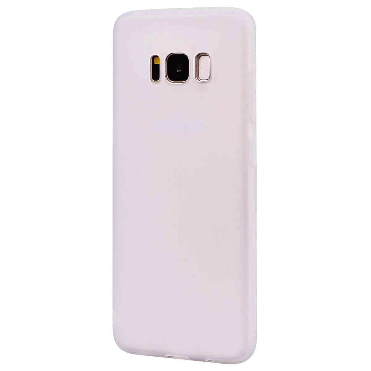 for Samsung S8 plus Lovely Candy Color Matte TPU Anti-scratch Non-slip Protective Cover Back Case white