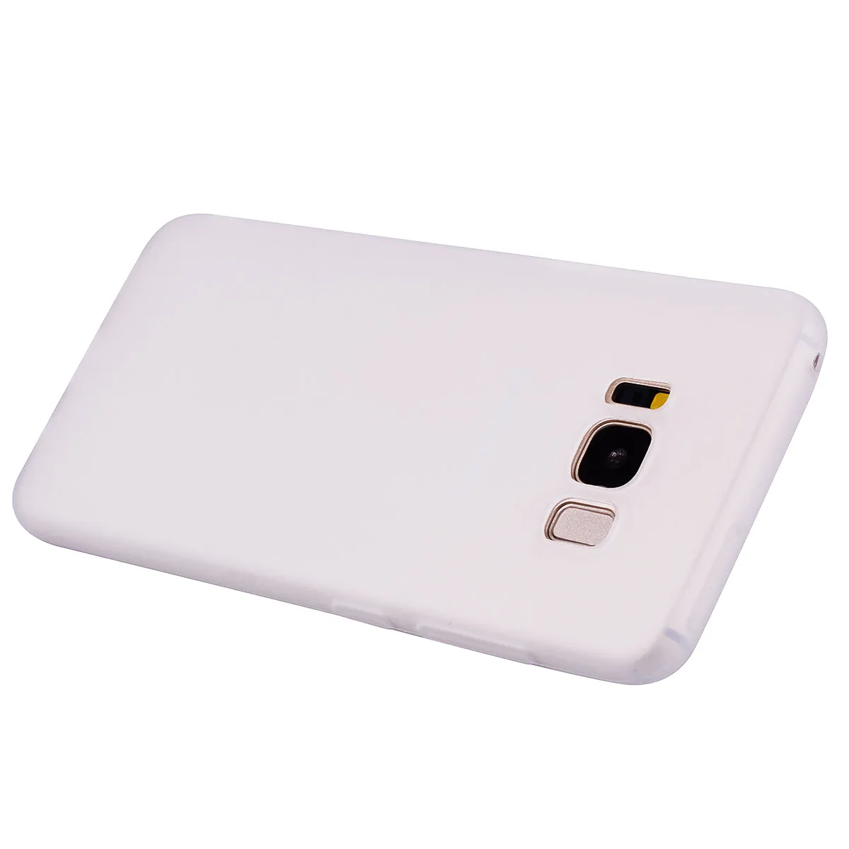 for Samsung S8 plus Lovely Candy Color Matte TPU Anti-scratch Non-slip Protective Cover Back Case white