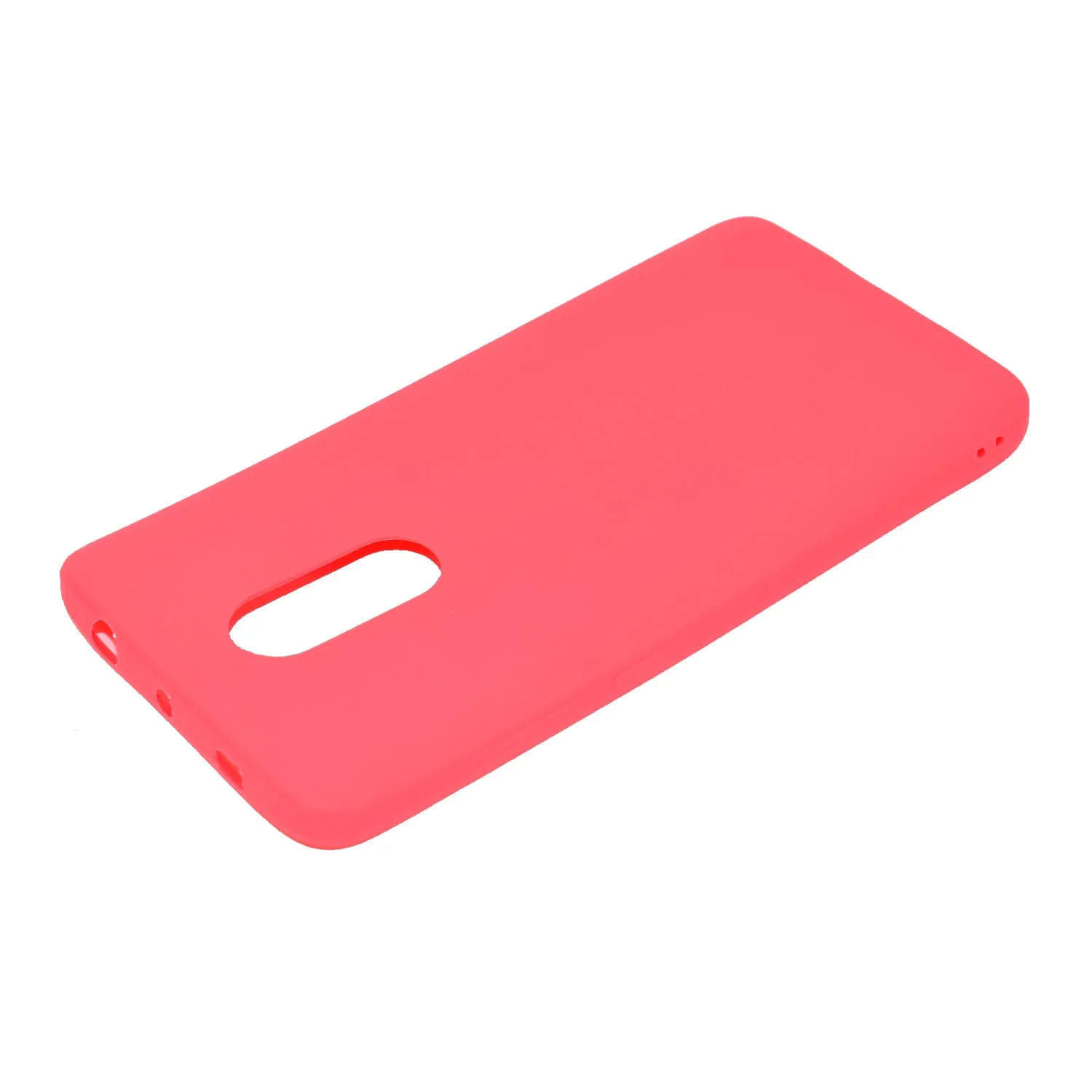 for XIAOMI Redmi NOTE 4X/NOTE 4 Lovely Candy Color Matte TPU Anti-scratch Non-slip Protective Cover Back Case dark pink