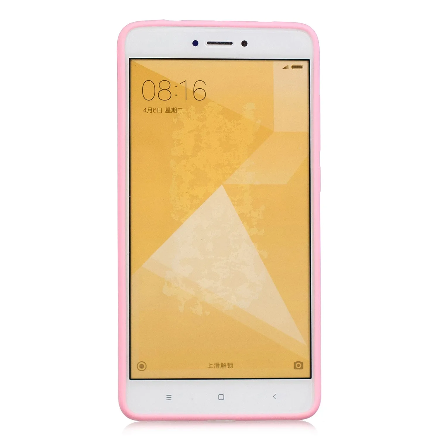 for XIAOMI Redmi NOTE 4X/NOTE 4 Lovely Candy Color Matte TPU Anti-scratch Non-slip Protective Cover Back Case dark pink