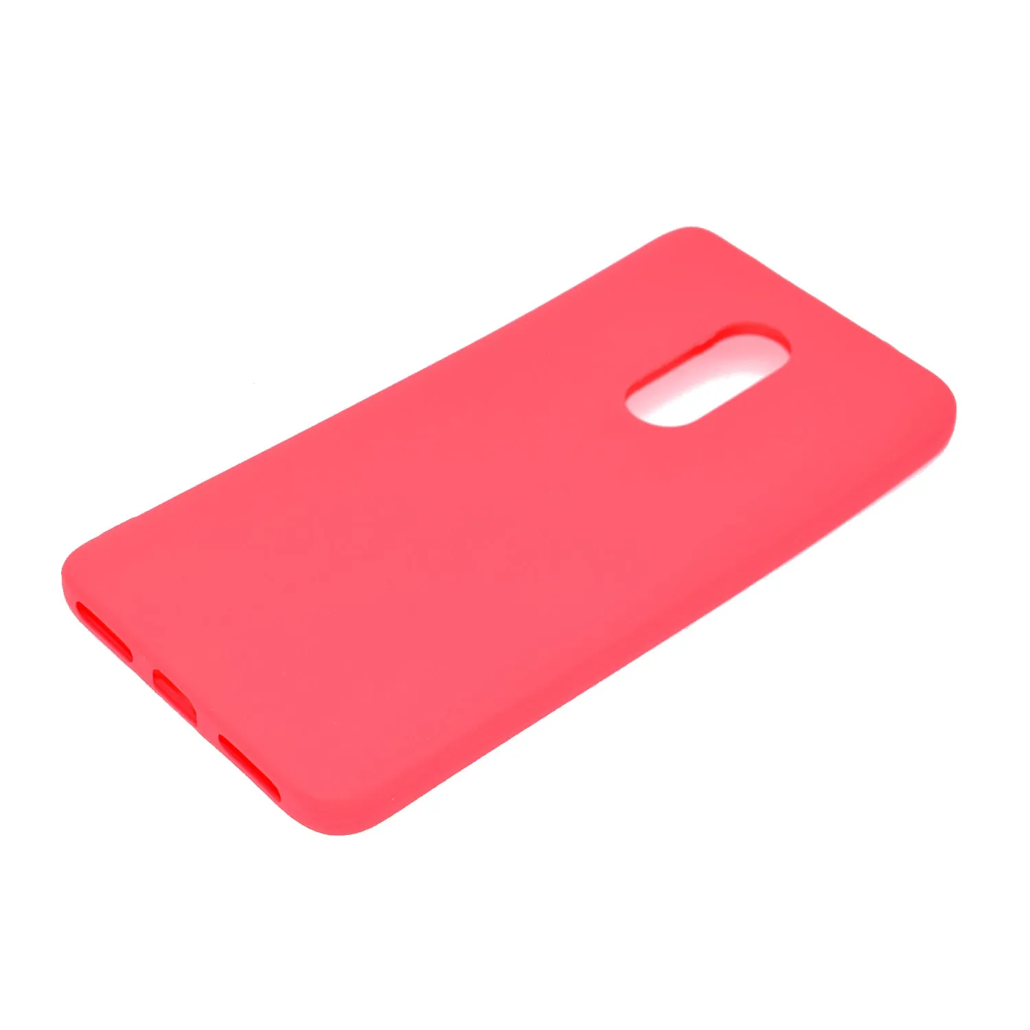 for XIAOMI Redmi NOTE 4X/NOTE 4 Lovely Candy Color Matte TPU Anti-scratch Non-slip Protective Cover Back Case dark pink